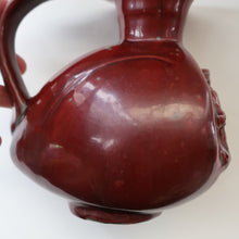 Load image into Gallery viewer, 1940s DANISH Bode Willumsen Jug with Sweeping Handle for Royal Copenhegen. Ox Blood Red Glaze. Model  2917
