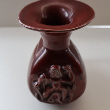 Load image into Gallery viewer, 1940s DANISH Bode Willumsen Jug with Sweeping Handle for Royal Copenhegen. Ox Blood Red Glaze. Model  2917
