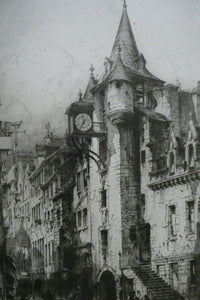 Hedley Fitton The Canongate Tolbooth Edinburgh Etching