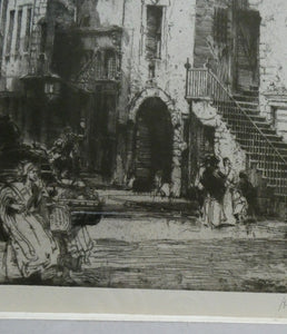 Hedley Fitton The Canongate Tolbooth Edinburgh Etching