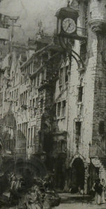 Hedley Fitton The Canongate Tolbooth Edinburgh Etching