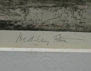 Hedley Fitton The Canongate Tolbooth Edinburgh Etching