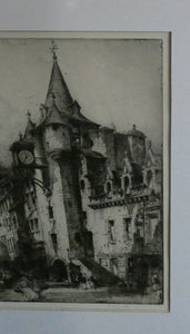 Hedley Fitton The Canongate Tolbooth Edinburgh Etching