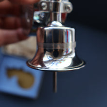 Load image into Gallery viewer, Vintage 1950s MUSICAL Chrome Drinks Pourer by DECANTATA. Winds Up and Plays Auld Lang Syne

