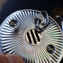 Load image into Gallery viewer, Vintage 1950s MUSICAL Chrome Drinks Pourer by DECANTATA. Winds Up and Plays Auld Lang Syne

