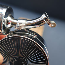 Load image into Gallery viewer, Vintage 1950s MUSICAL Chrome Drinks Pourer by DECANTATA. Winds Up and Plays Auld Lang Syne

