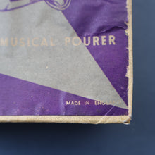 Load image into Gallery viewer, Vintage 1950s MUSICAL Chrome Drinks Pourer by DECANTATA. Winds Up and Plays Auld Lang Syne

