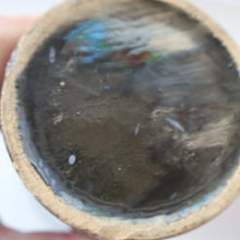 Load image into Gallery viewer, 1960s Italian Vase with Unusual Mottled Glazes and Geometric Sgraffito Patterns
