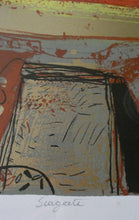 Load image into Gallery viewer, SCOTTISH ART: 1993 Original Screenprint by BARBARA RAE (b. 1943) Entitled &quot;Seagate&quot;. Pencil signed
