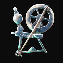 Load image into Gallery viewer, SCOTTISH SILVER Ortak Vintage 1970s Spinning Wheel Brooch. Designed by Malcolm Gray
