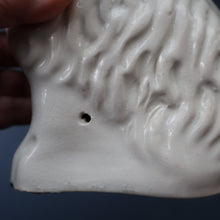 Load image into Gallery viewer, ANTIQUE Late 19th Century SMALLER SIZE White Staffordshire Dogs / Wally Dugs
