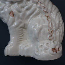 Load image into Gallery viewer, ANTIQUE Late 19th Century SMALLER SIZE White Staffordshire Dogs / Wally Dugs
