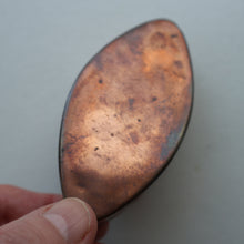 Load image into Gallery viewer, Antique Late 18th Century GEORGIAN Copper (Tin Lined) Navette Shaped Snuff Box

