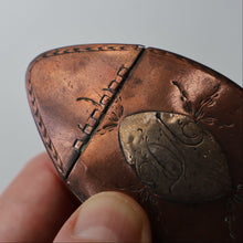 Load image into Gallery viewer, Antique Late 18th Century GEORGIAN Copper (Tin Lined) Navette Shaped Snuff Box
