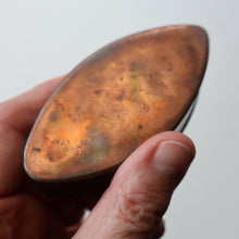 Load image into Gallery viewer, Antique Late 18th Century GEORGIAN Copper (Tin Lined) Navette Shaped Snuff Box

