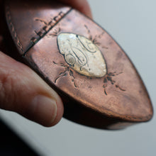 Load image into Gallery viewer, Antique Late 18th Century GEORGIAN Copper (Tin Lined) Navette Shaped Snuff Box
