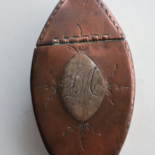 Load image into Gallery viewer, Antique Late 18th Century GEORGIAN Copper (Tin Lined) Navette Shaped Snuff Box
