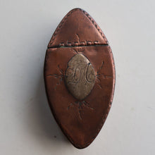 Load image into Gallery viewer, Antique Late 18th Century GEORGIAN Copper (Tin Lined) Navette Shaped Snuff Box
