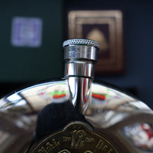 Load image into Gallery viewer, Contemporary Scottish Collectables. &quot;Dimple&quot; Round Hip Flask &amp; Pewter Rennie Mackintosh Quaich. Both Boxed
