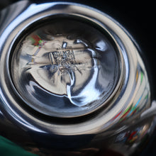 Load image into Gallery viewer, Contemporary Scottish Collectables. &quot;Dimple&quot; Round Hip Flask &amp; Pewter Rennie Mackintosh Quaich. Both Boxed
