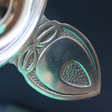 Load image into Gallery viewer, Contemporary Scottish Collectables. &quot;Dimple&quot; Round Hip Flask &amp; Pewter Rennie Mackintosh Quaich. Both Boxed
