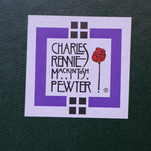 Load image into Gallery viewer, Contemporary Scottish Collectables. &quot;Dimple&quot; Round Hip Flask &amp; Pewter Rennie Mackintosh Quaich. Both Boxed
