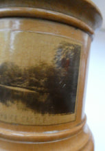 Load image into Gallery viewer, Antique 19th Century MAUCHLINE Ware Bank or Money Box. ALNWICK CASTLE, Northumberland

