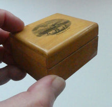 Load image into Gallery viewer, Antique 19th Century MAUCHLINE Ware Box with a View of Portobello Pier
