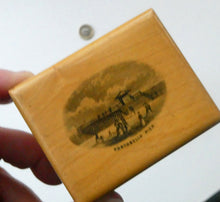 Load image into Gallery viewer, Antique 19th Century MAUCHLINE Ware Box with a View of Portobello Pier
