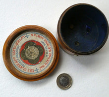 Load image into Gallery viewer, Antique 19th Century Dark MAUCHLINE Ware Thread Box.
