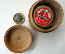 Load image into Gallery viewer, Antique 19th Century MAUCHLINE Ware Thread Box. SCOTTISH BORDERS Interest. Jedburgh Abbey
