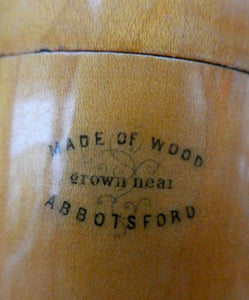 Antique 19th Century MAUCHLINE Ware Thread Box. SCOTTISH BORDERS Interest. Jedburgh Abbey