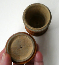 Load image into Gallery viewer, Antique 19th Century MAUCHLINE Ware Thread Box. SCOTTISH BORDERS Interest. Jedburgh Abbey
