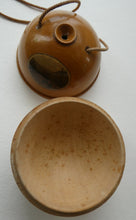 Load image into Gallery viewer, Antique 19th Century MAUCHLINE Ware String Box or Ball. View of Peebles, High Street
