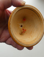 Load image into Gallery viewer, Antique 19th Century MAUCHLINE Ware String Box or Ball. View of Peebles, High Street
