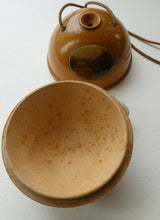 Load image into Gallery viewer, Antique 19th Century MAUCHLINE Ware String Box or Ball. View of Peebles, High Street
