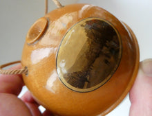 Load image into Gallery viewer, Antique 19th Century MAUCHLINE Ware String Box or Ball. View of Peebles, High Street

