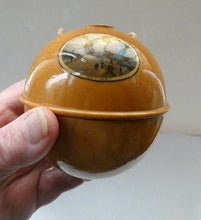 Load image into Gallery viewer, Antique 19th Century MAUCHLINE Ware String Box or Ball. View of Peebles, High Street
