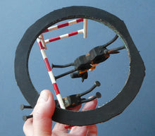 Load image into Gallery viewer,  Vintage 1950s Hand-Made Painted Nuts and Bolts Model of Showjumpers
