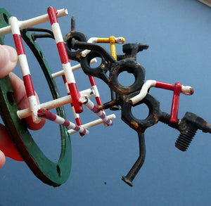  Vintage 1950s Hand-Made Painted Nuts and Bolts Model of Showjumpers