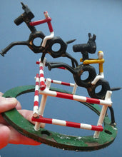 Load image into Gallery viewer,  Vintage 1950s Hand-Made Painted Nuts and Bolts Model of Showjumpers

