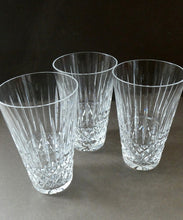 Load image into Gallery viewer, SET OF FIVE Vintage WATERFORD CRYSTAL &quot;Tramore (Cut)&quot; Highball Tumbler. 5 inches in height
