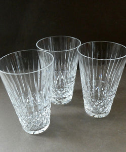 SET OF FIVE Vintage WATERFORD CRYSTAL "Tramore (Cut)" Highball Tumbler. 5 inches in height