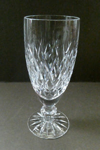 Vintage WATERFORD CRYSTAL "Boyne". PAIR of Large White Wine / Champagne Glasses