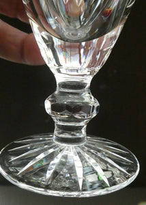 Vintage WATERFORD CRYSTAL "Boyne". PAIR of Large White Wine / Champagne Glasses