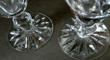 Load image into Gallery viewer, Vintage WATERFORD CRYSTAL &quot;Boyne&quot;. PAIR of Large White Wine / Champagne Glasses
