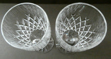 Load image into Gallery viewer, Vintage WATERFORD CRYSTAL &quot;Boyne&quot;. PAIR of Large White Wine / Champagne Glasses
