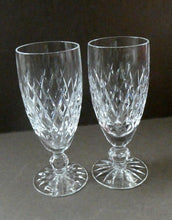 Load image into Gallery viewer, Vintage WATERFORD CRYSTAL &quot;Boyne&quot;. PAIR of Large White Wine / Champagne Glasses
