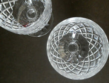 Load image into Gallery viewer, WATERFORD CRYSTAL &quot;Boyne&quot;. SET OF SIX Small White Wine Glasses. Each 4 1/2 inches in height
