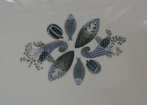 Vintage 1950s Wedgwood LARGER SERVING PLATTER. Persephone / Harvest Festival Pattern